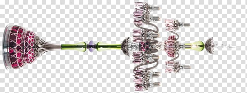 Lighting Lamp, Pink crystal lamp in kind promotion transparent background PNG clipart
