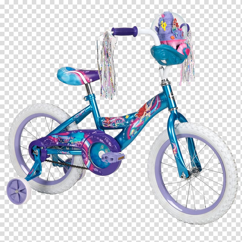 Ariel Huffy Bicycle The Little Mermaid BMX bike, Bicycle transparent background PNG clipart