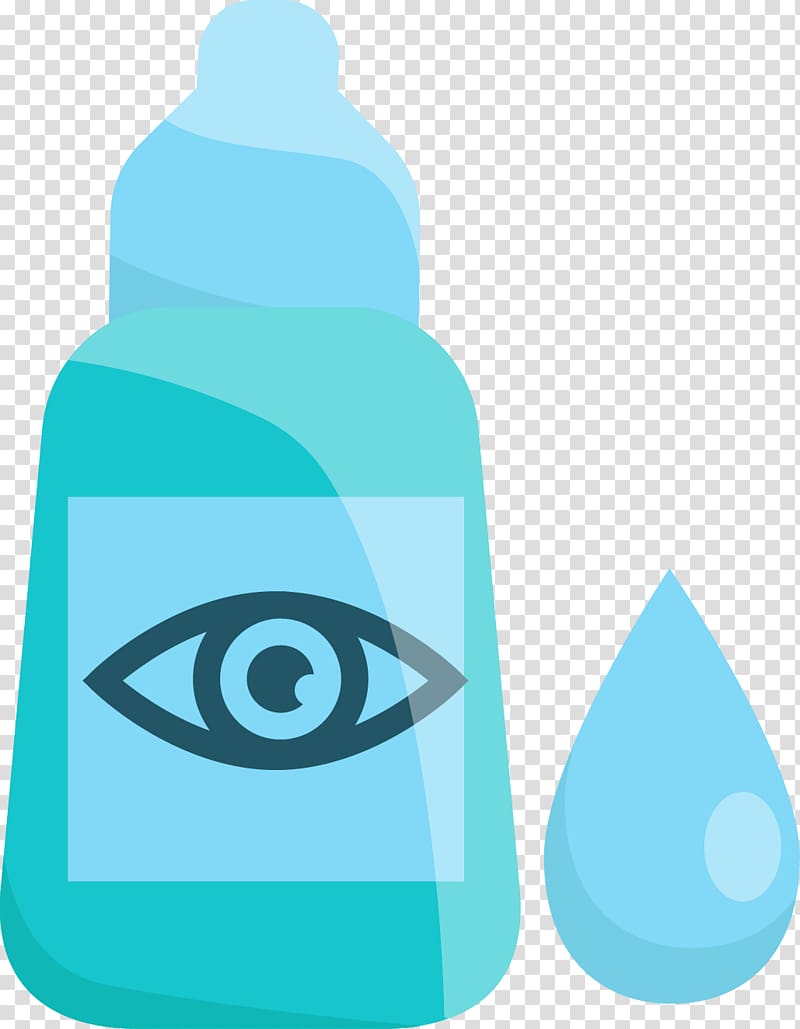 Eye drop , Blue eye drops transparent background PNG clipart