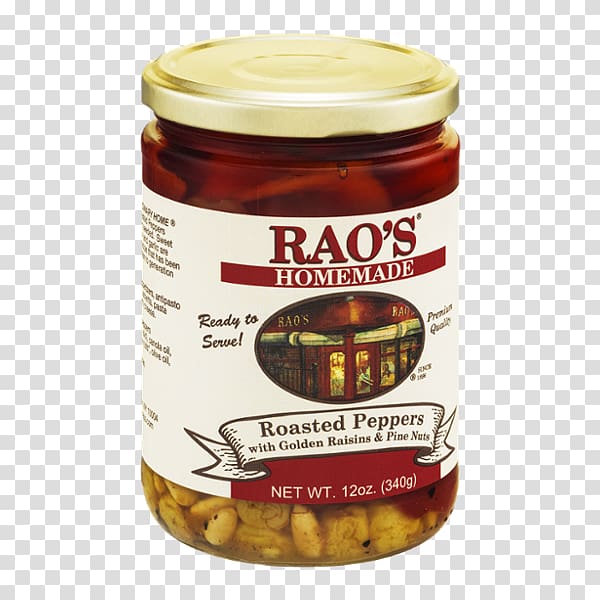 Rao\'s Relish Chutney Food Peppers, others transparent background PNG clipart