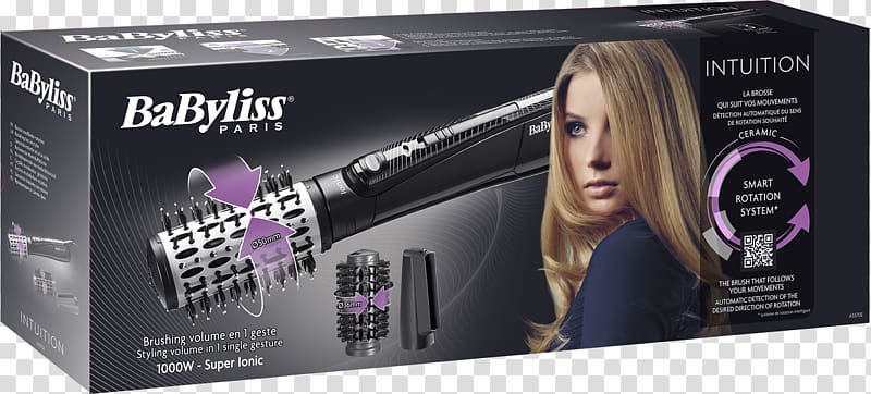 Hairbrush BaByliss AS570E Intuition Warmluftbürste Hardware/Electronic BaByliss BEliss 2735E, Hair styler, lilac/metallic Babyliss Airstyler AS551E, invit transparent background PNG clipart