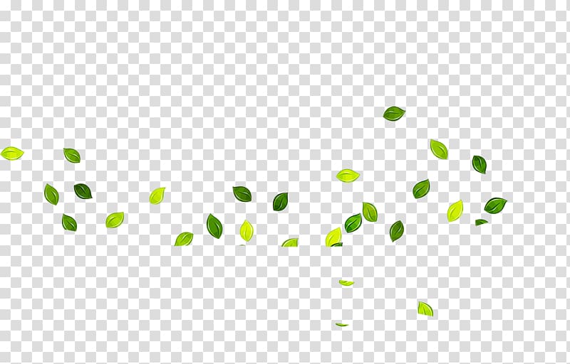 , Hand-painted floating leaves of material transparent background PNG clipart