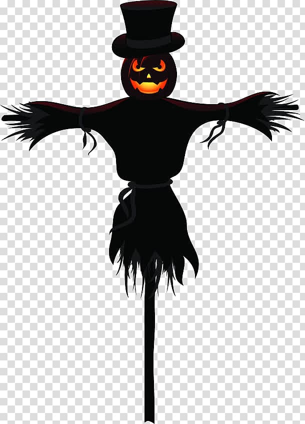 Halloween Jack-o-lantern Pumpkin Holiday, Horror Scarecrow transparent background PNG clipart
