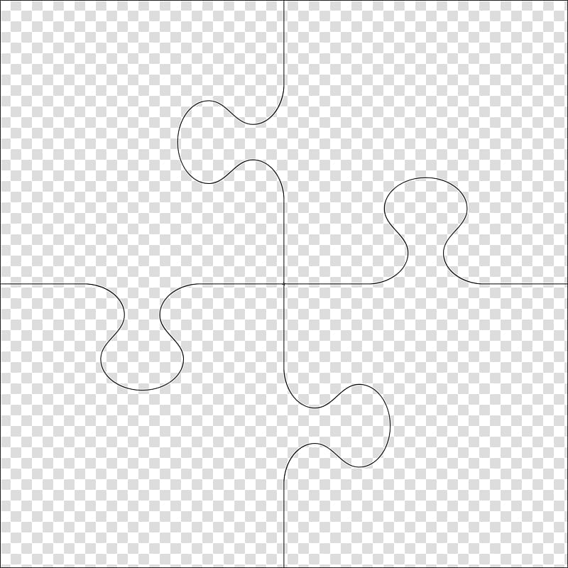 White Pattern, Puzzle Piece transparent background PNG clipart
