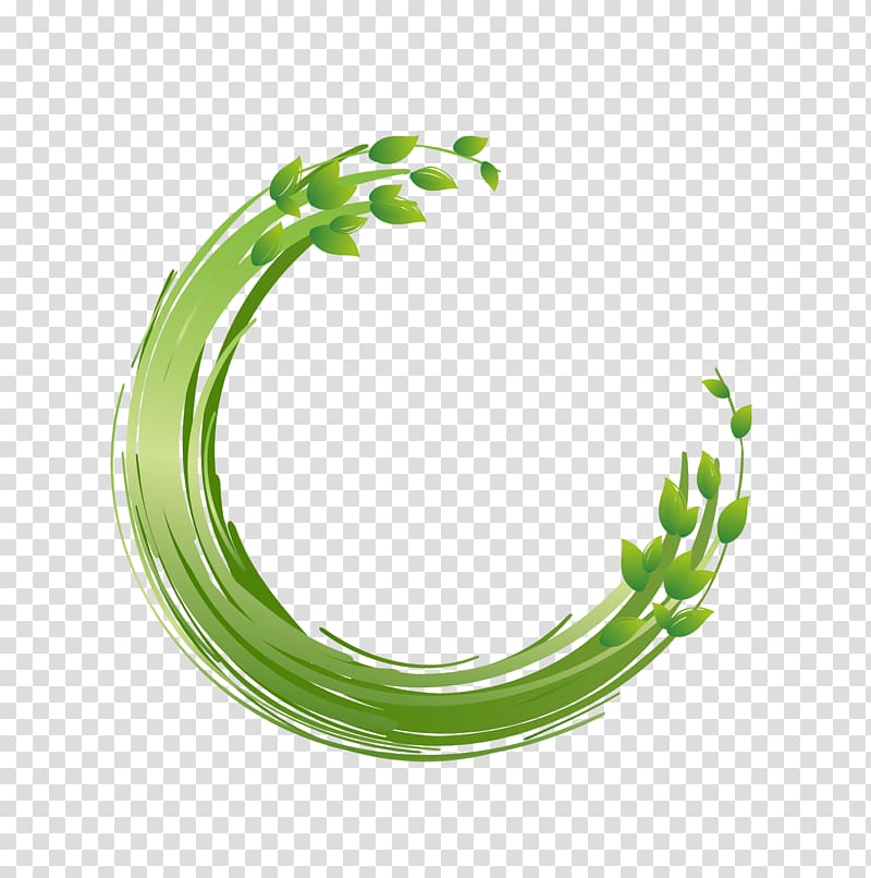 Circle Paint.net Computer file, painted green circle, green leaf transparent background PNG clipart