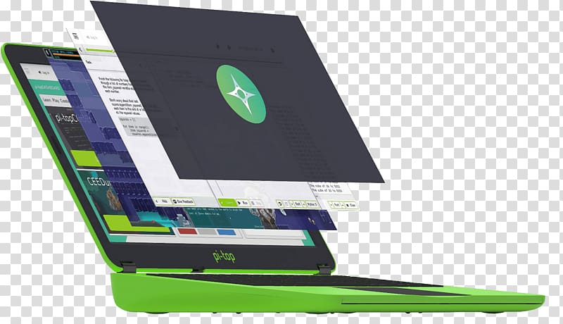 Laptop pi-top (CEED LTD) Computer keyboard Technology, piña colada transparent background PNG clipart