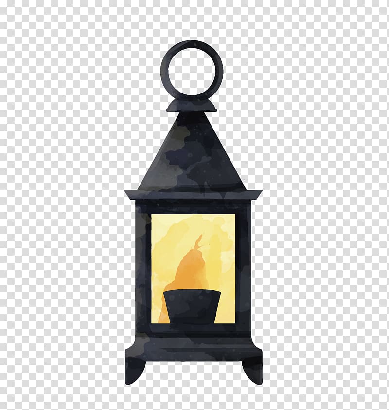 Electric light Oil lamp Lantern, old lamp transparent background PNG clipart