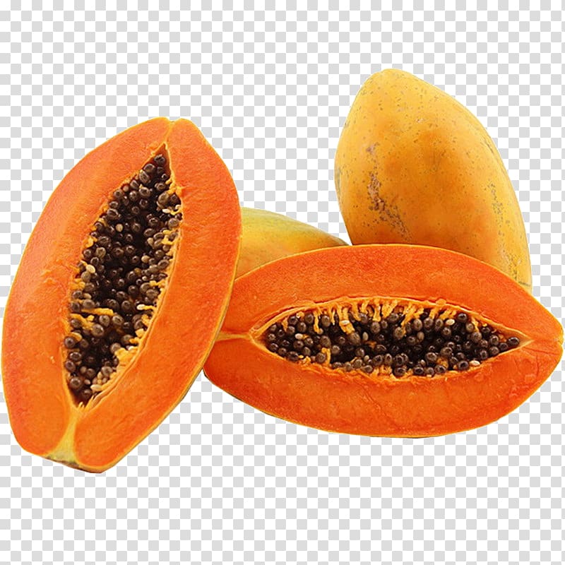 Papaya Fruit Ingredient Orange Auglis, Fresh papaya transparent background PNG clipart