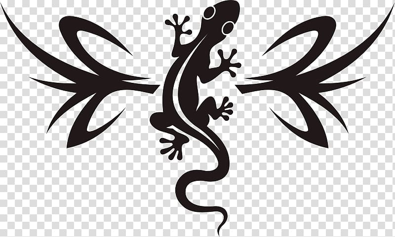 Lizard Reptile Gecko Drawing Tattoo, lizard transparent background PNG clipart