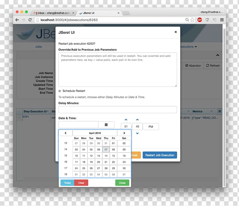 Job scheduler Screenshot Computer program Computer Monitors Scheduling, shoot transparent background PNG clipart