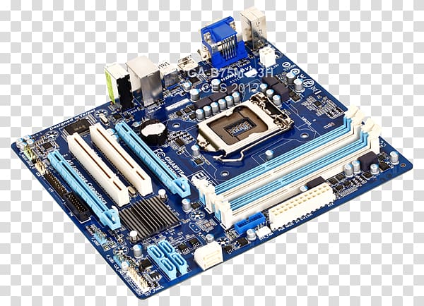 Motherboard Intel Power supply unit Gigabyte Technology LGA 1155, gigabyte motherboard transparent background PNG clipart