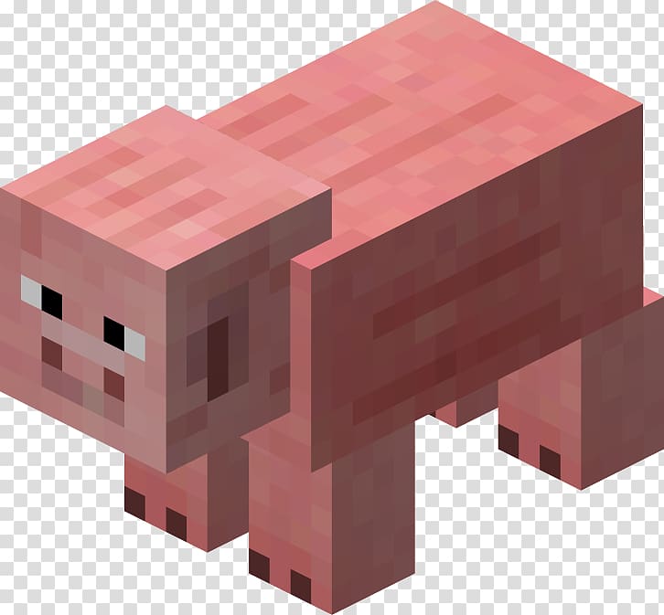 Minecraft: Pocket Edition Pig Mob Mod, mine-craft transparent background PNG clipart