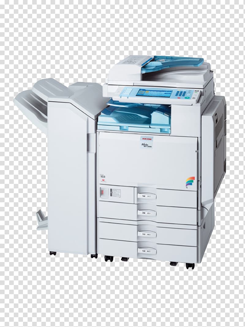 Multi-function printer Ricoh copier Toner, printer transparent background PNG clipart
