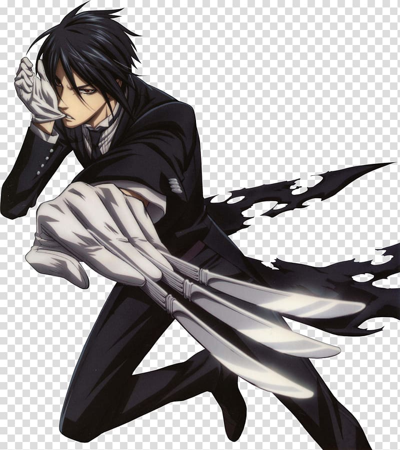 Ciel Phantomhive Sebastian Michaelis Black Butler Anime, sebastian transparent background PNG clipart