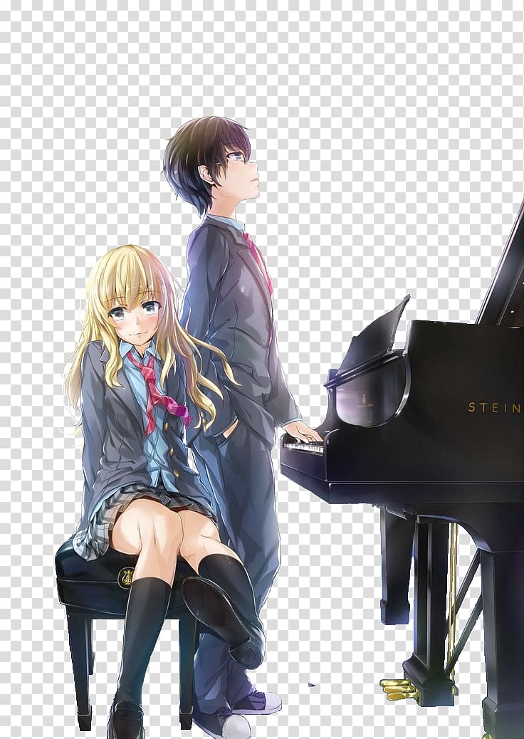 Kaori Your Lie in April Anime Music Phrase, shigatsu wa kimi no uso  transparent background PNG clipart