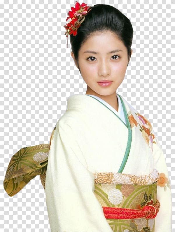 Satomi Ishihara Japan Kimono Actor Yukata, japan transparent background PNG clipart