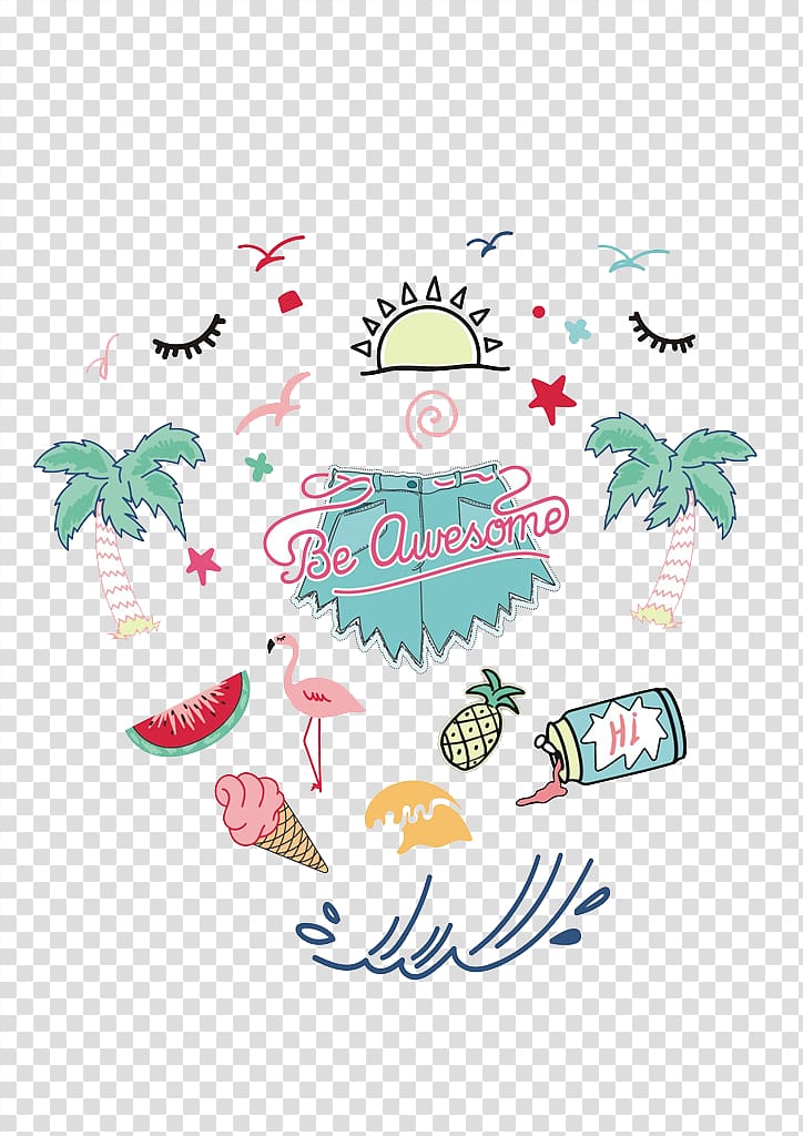 beach party transparent background PNG clipart