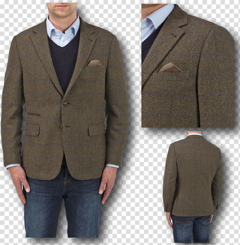 Blazer Sport coat Jacket Tweed Herringbone, Sport Coat transparent background PNG clipart
