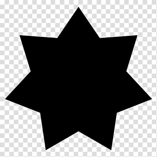 Silhouette Badge Star Drawing , star point transparent background PNG clipart