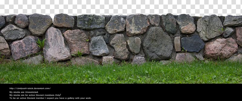 brown stoned wall, Stones, walls and lawns transparent background PNG clipart