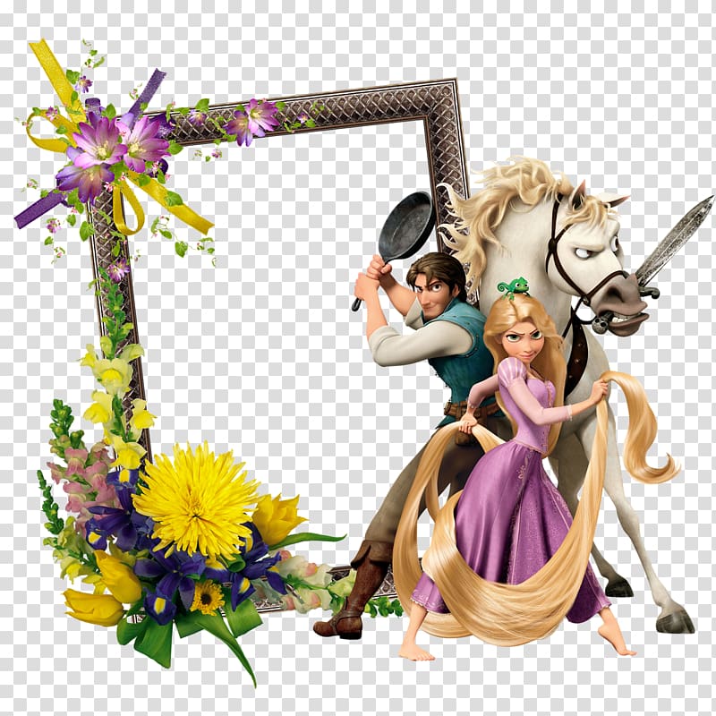 Rapunzel-themed frame artwork, Tangled: The Video Game Rapunzel Flynn Rider The Walt Disney Company Disney Princess, rapunzel transparent background PNG clipart