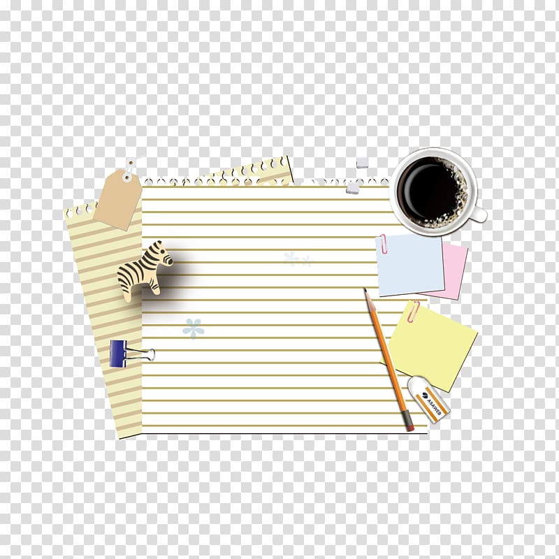 Paper Pen, pen and present transparent background PNG clipart