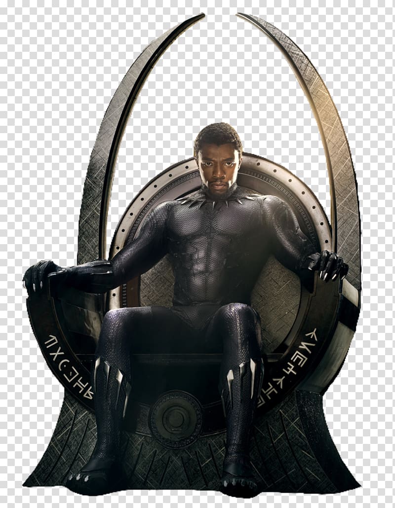 Black Panther, Black Panther Marvel Cinematic Universe Film Wakanda Poster, throne transparent background PNG clipart