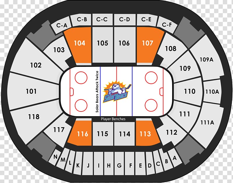 Amway Center Orlando Solar Bears ECHL Florida Everblades Ticket, defend transparent background PNG clipart