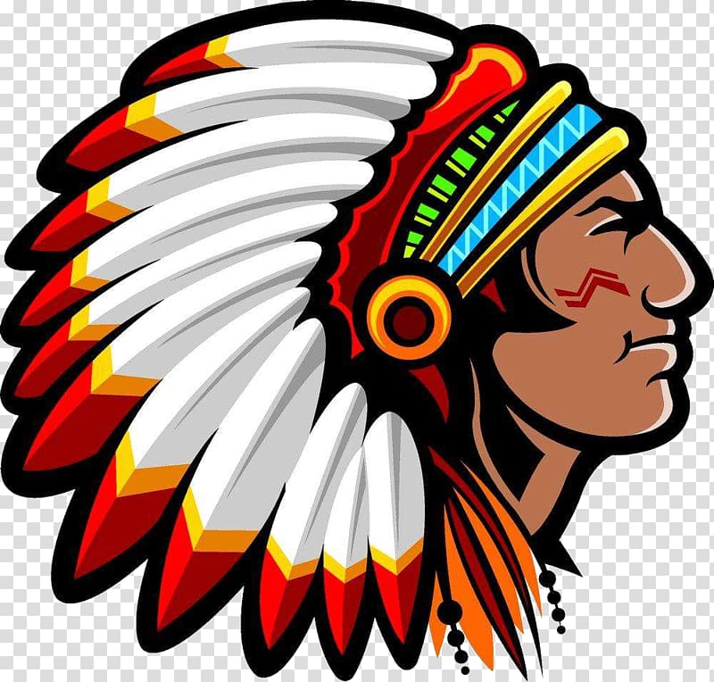 native Americans logo, Native Americans in the United States Cartoon War bonnet , Aboriginal Avatar transparent background PNG clipart