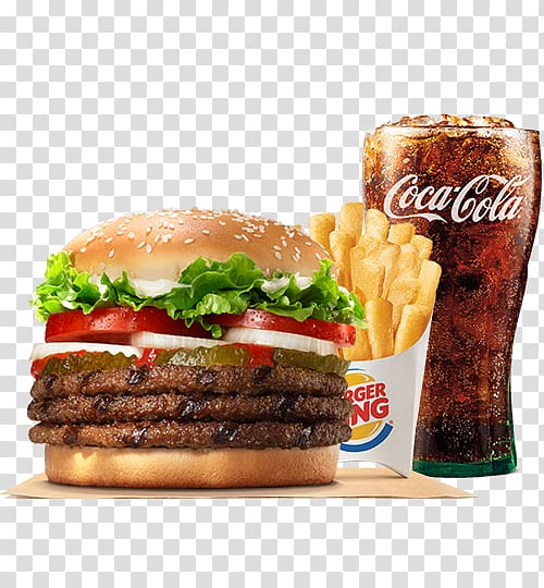 Whopper Hamburger Big King Take-out Chicken sandwich, burger king transparent background PNG clipart