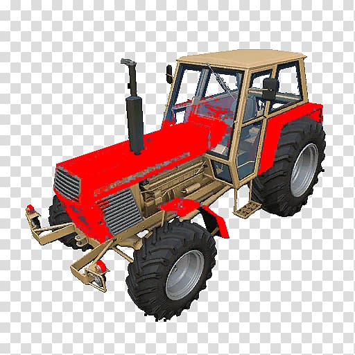 Farming Simulator 17 Tractor Zetor Fendt GT, tractor transparent background PNG clipart