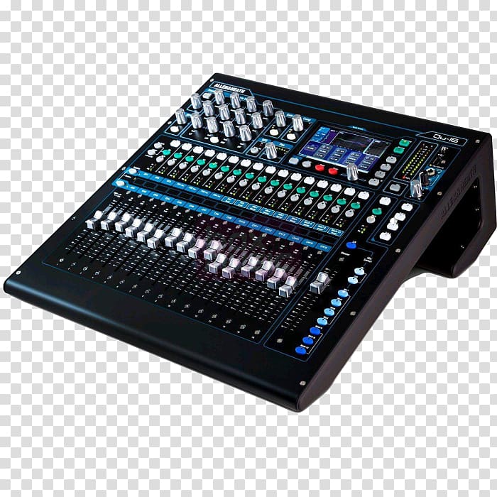 Digital mixing console Audio Mixers Allen & Heath QU-16 Allen & Heath QU-32, QUÍMICA transparent background PNG clipart