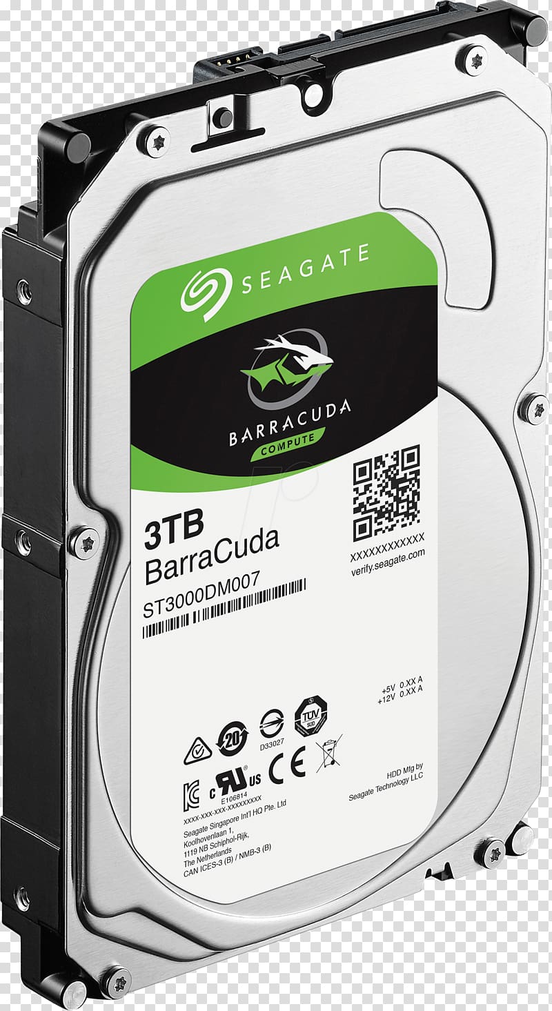 Seagate IronWolf HDD Seagate Barracuda Hard Drives Serial ATA Seagate Technology, dm transparent background PNG clipart