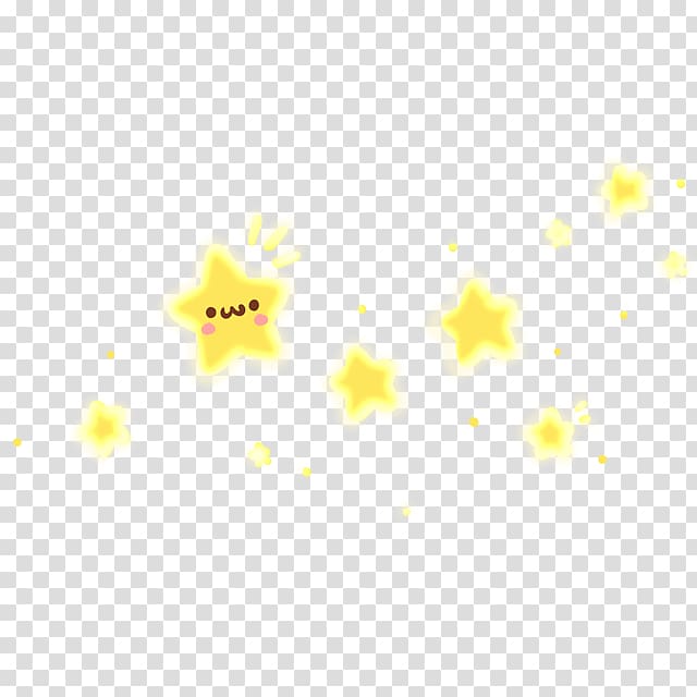 cute stars transparent background PNG clipart