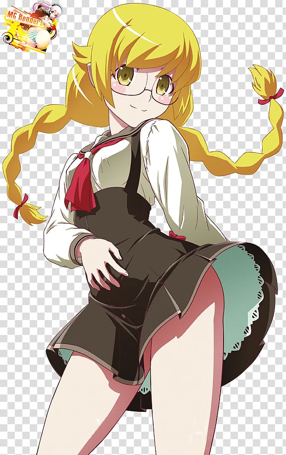 Hanamonogatari Monogatari Series Anime Nekomonogatari Kizumonogatari, Anime transparent background PNG clipart