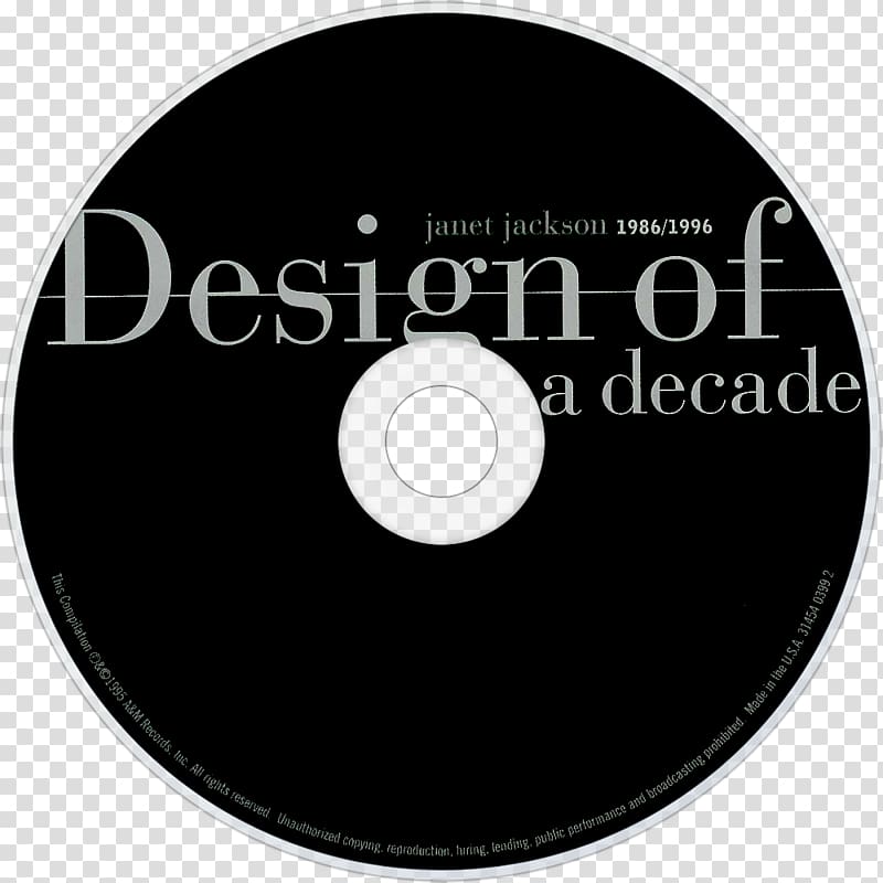 Design of a Decade 1986/1996 Janet Jackson's Rhythm Nation 1814 Control, Decade transparent background PNG clipart