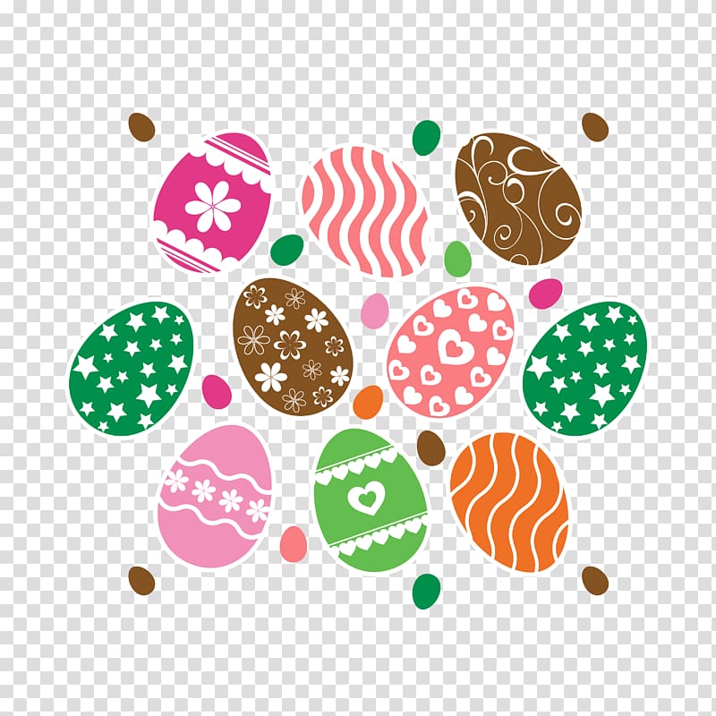 Easter Bunny Easter egg Pattern, Easter eggs background map transparent background PNG clipart