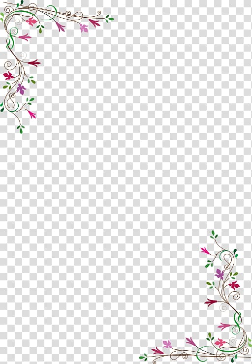 Frames Flower Desktop , flower transparent background PNG clipart