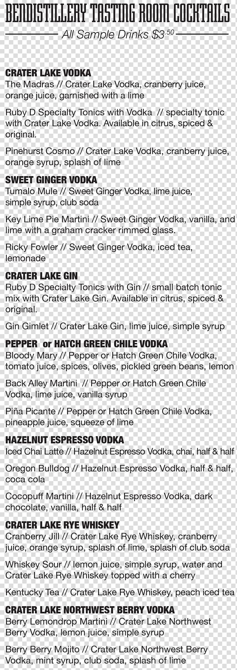 Crater Lake Distilled beverage Whiskey Gin Vodka, vodka transparent background PNG clipart