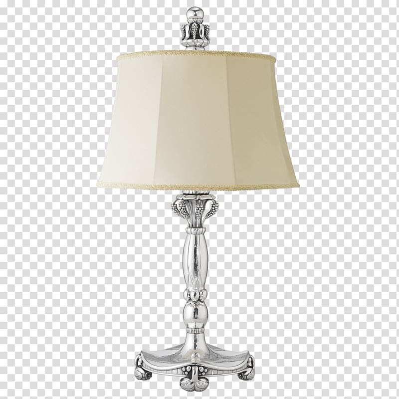 Silver Georg Jensen A/S Light fixture Table, Zed the Master of Sh transparent background PNG clipart