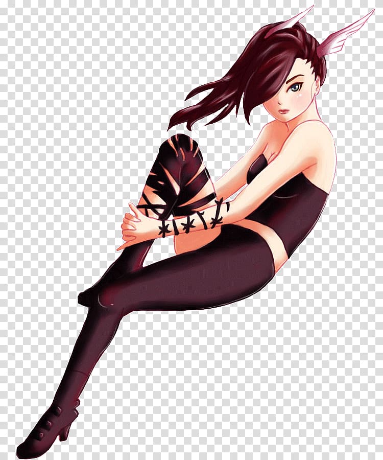 Black hair Mangaka Pin-up girl Brown hair, Anime transparent background PNG clipart