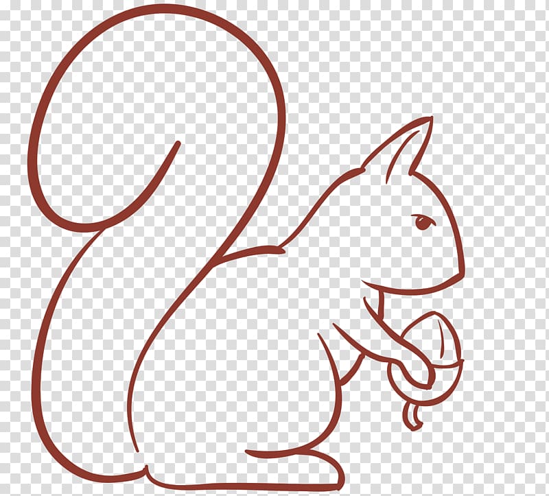 Red squirrel Drawing, squirrel transparent background PNG clipart