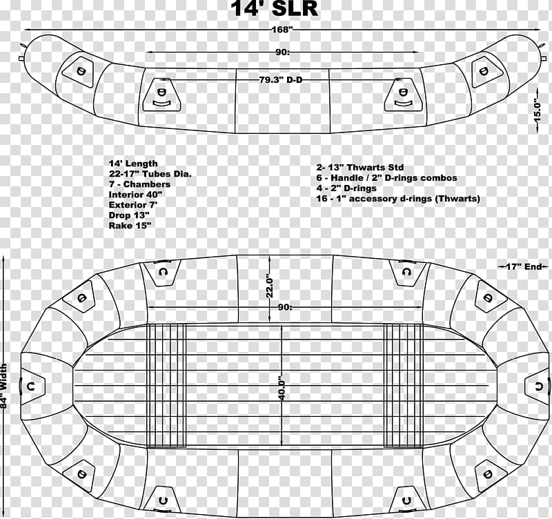 Technical drawing Raft Boat Circle, raft logo transparent background PNG clipart