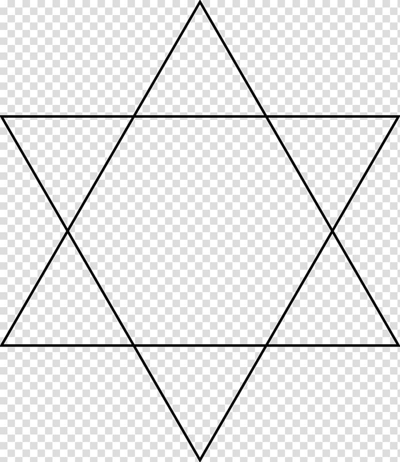 Hexagram Star polygon Hexagon Regular polygon, the eight trigrams transparent background PNG clipart