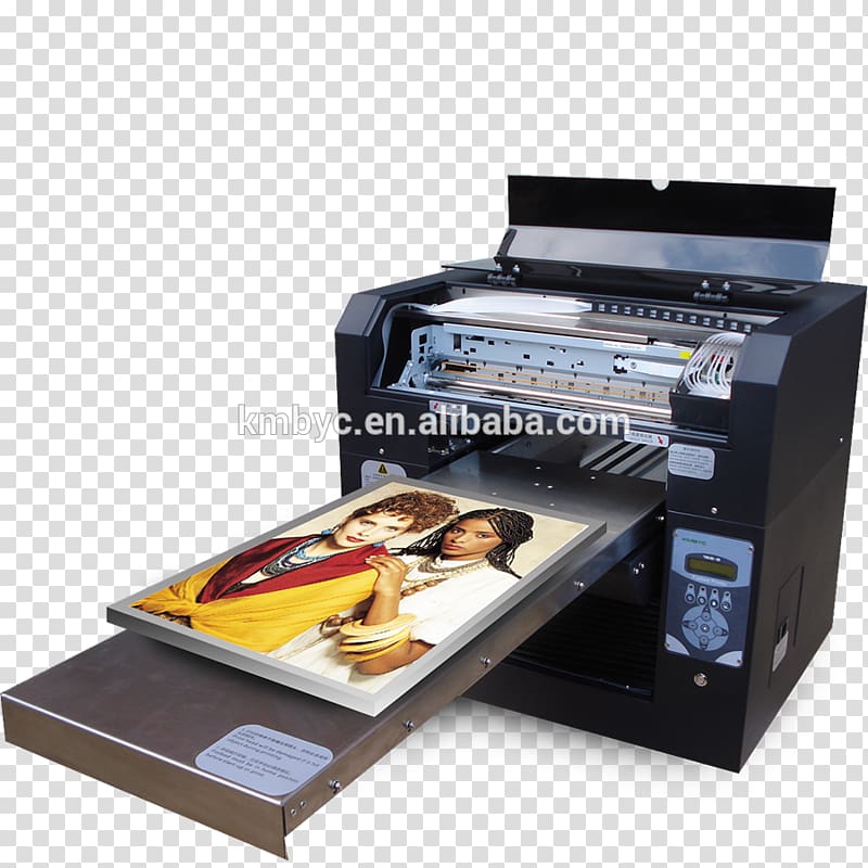 Inkjet printing Digital textile printing, printer transparent background PNG clipart