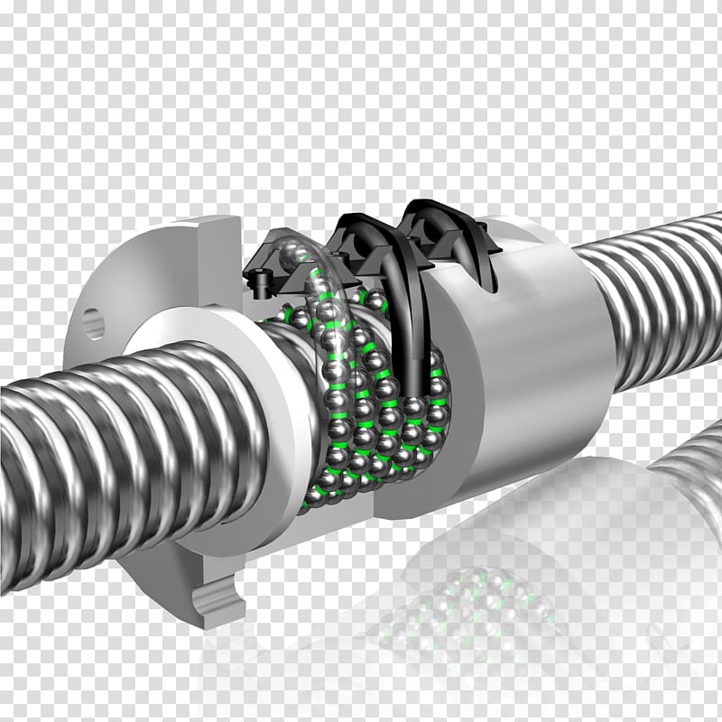 Ball screw Leadscrew Ball bearing, screw thread transparent background PNG clipart