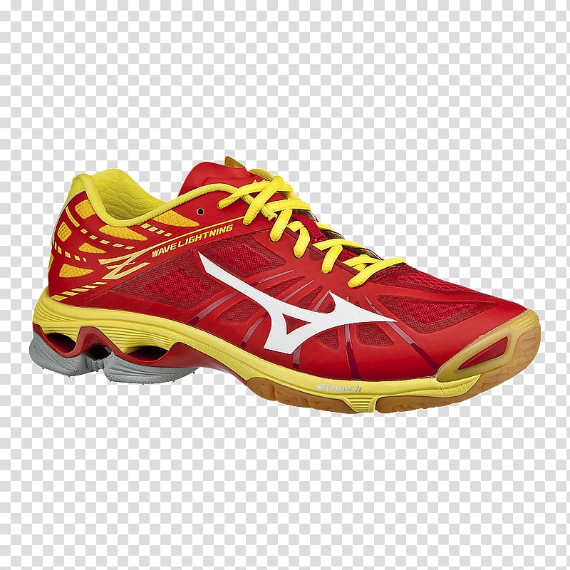 Mizuno Corporation Shoe Sneakers Nike Cleat, wave red transparent background PNG clipart