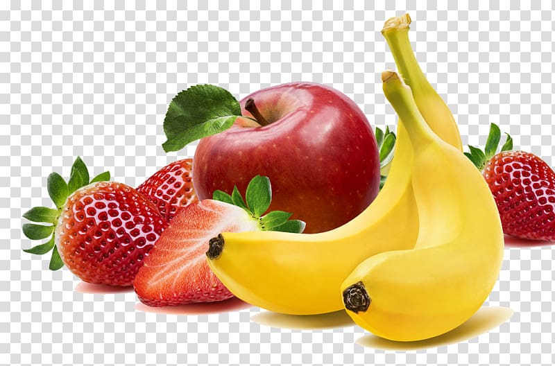 Strawberry Banana Fruit Food, true fruit llc transparent background PNG clipart