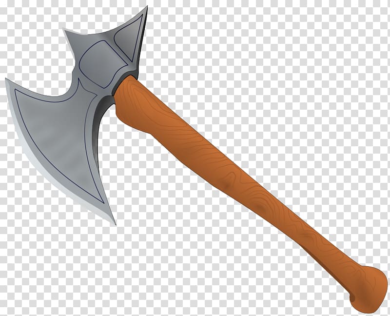 Middle Ages Battle axe , Axe transparent background PNG clipart