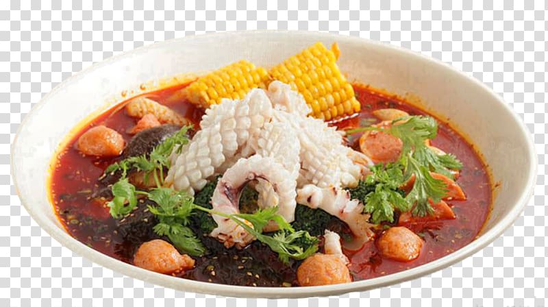 Tom yum Thai curry Hotdish Soup Spice, Seafood winter shade soup transparent background PNG clipart